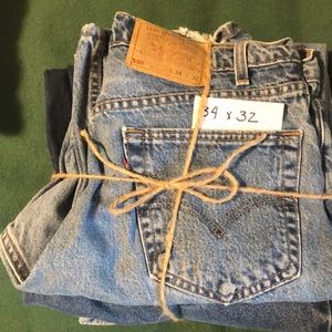 Six pairs of men’s jeans, 34 x 32